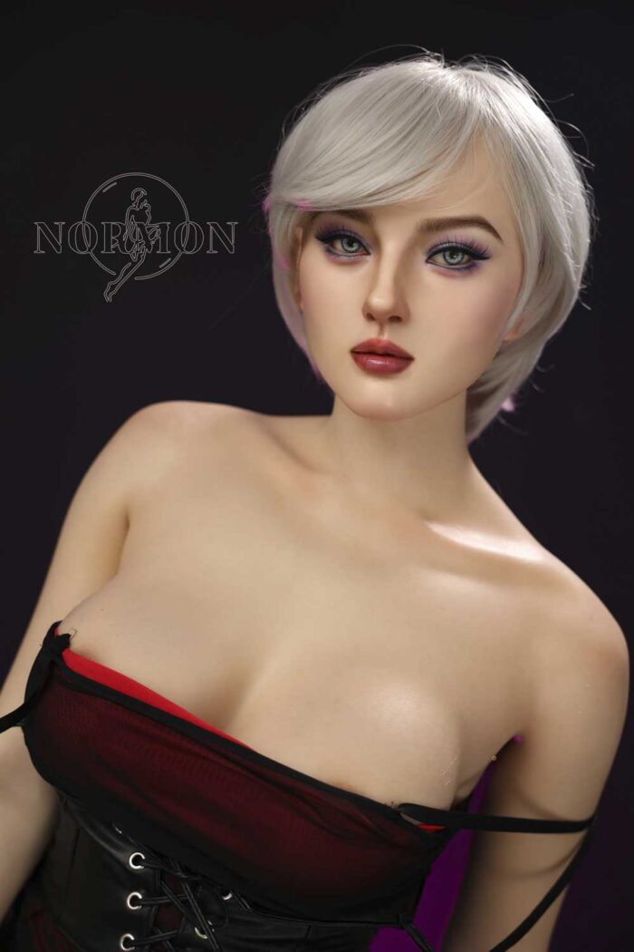 blonde silicone sex doll