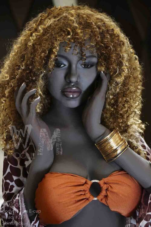 realistic ebony sex doll​