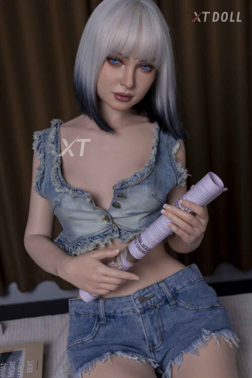 blue hair sex doll